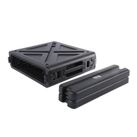 Estuche de Transporte J2U de Plástico PP, Resistente a Impactos, Moldeado por Inyección, para Almacenamiento de Equipos de Audio, Amplificador, Controlador de DJ