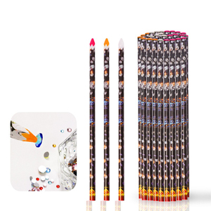Outils de manucure : Kit de nail art 3D, Outils de pointillage pour ongles, Crayon de cire pour ongles, Outils de pointillage, Outils de pose de strass, Crayon de cire auto-adhésif pour nail art - Product Image 1