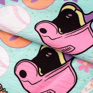 ผ้าชีฟองลายดอกไม้ผ้าเครปโพลีเอสเตอร์พิมพ์ลายผ้าทอสำหรับเสื้อผ้า - Product Image 2