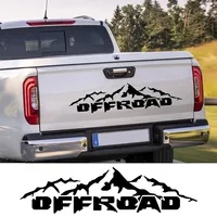 Autocollant voiture tout-terrain 4x4 Pickup Truck Vinyl Graphics Tuning Decal pour Isuzu Dmax Ford Ranger F150 Toyota Hilux Maxus GWM Cannon