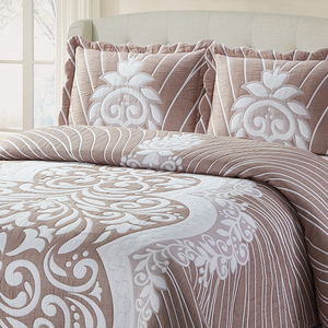 ערכת quilt quilt סט עיצוב אלגנטי עם כרית פוליאסטר עבור חתונות בתי חולים בבתי חולים - Product Image 3