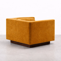 Fauteuil de salon moderne de luxe sur mesure, style designer, canapé individuel en tissu pour salon, fauteuil de réception et de réunion