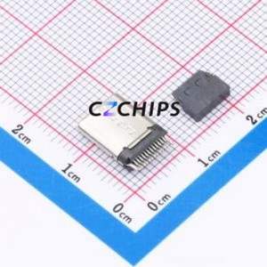 TYPE-<b>C</b>-GTJB-24P USB Connector SMD Connector ( Connector Type: Type-<b>C</b> )( Gender: Male )( Mounting Type: <b>Clamp</b> Plate ) - Product Image 2