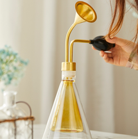 Parfum personnalisable en verre à haute teneur en borosilicate huile essentielle café whisky liqueur thé parfum conteneur outil