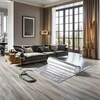 Alfombra Calefactora de Aluminio, Sistema de Calefacción Eléctrico por Suelo Radiante para Pisos Laminados y de Madera