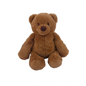Peluche ours brun chauffante D KING, peluche chauffante pour enfants et adultes, confort doux et chaud, utilisation pour la relaxation et le coucher - Product Image 1