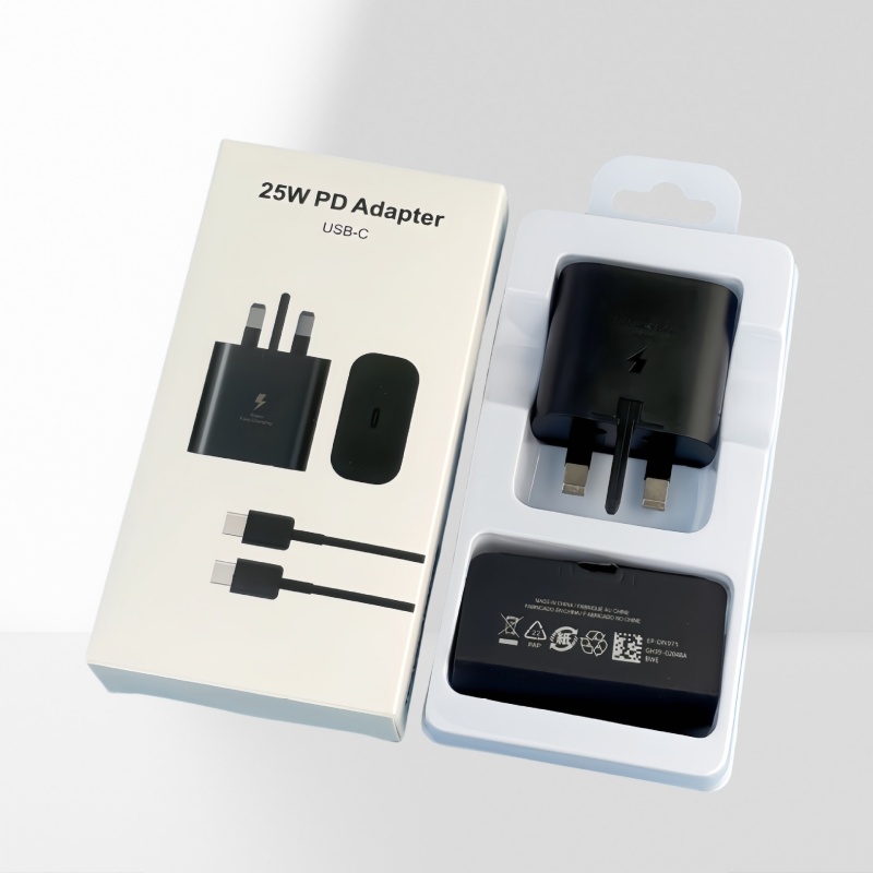 กล่องดำ 25 วัตต์ + สาย Type-C ยาว 1 เมตร