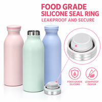 Bouteille d'eau isotherme en acier inoxydable 12oz 15oz 20oz, mini thermos portable pour enfants, gourde de voyage