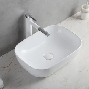 Modern Design Art Basins Ceramic Counter Top Wash Basin Sanitary Ware Porcelain Lavabo Bathroom Basin Sink