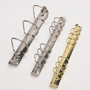 Maßgefertigte Aktenklammern mit Metallmechanismus O-Ring D-Ring Q-Ring Schräg-D-Ring; Wiederverwendbar Individuelle Farbe Individuelle Größe Nietlöcher - Product Image 3