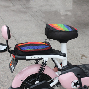 Housse de siège semi-circulaire en maille 3D pour scooters électriques, coussin confortable et respirant, utilisation pour enfant - Product Image 2