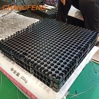 Plaque de drainage cellulaire en HDPE pour jardin, toiture, bassin à fleurs, potager, pelouse, haute pression