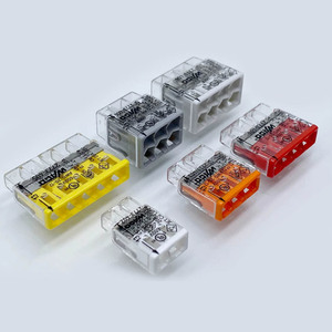 Bloques de terminales para riel DIN <span class=keywords><strong>WAGO</strong></span> originales 2773-402/403/404/405/406/408 de 0.5-4 mm², conectores de abrazadera de resorte de 32 A - Product Image 1