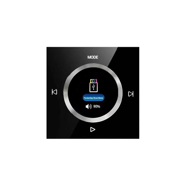 -Compatible Mini Smart Wall Amplifier Panel HiFi Home Theater Stereo Sound Audio Receiver & Amp