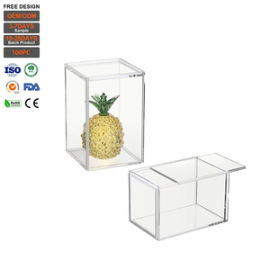 Cajas de Almacenamiento de Acrílico Transparente Personalizadas, Duraderas y de Alta Transparencia para Organización en el Hogar y la Oficina - Product Image 1