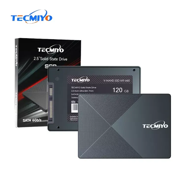 Tecmiyo SATA 하드 드라이브 120 gb ssd 하드 디스크 Tecmiyo 휴대용 하드 디스크 ssd 120 gb 노트북 PC 노트북 ssd OEM 환영