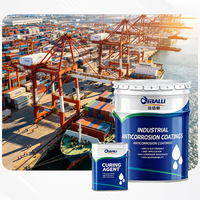 Pintura acrílica de polisiloxano resistente a los rayos UV, resistente a químicos, de alto brillo, sin isocianato, para estructuras de acero de puentes marinos offshore.
