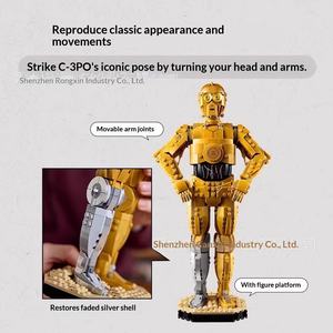 Bloques de Construcción de Plástico Compatibles con Otros Sistemas, para el Robot C-3PO 75398, Juguete de Ensamblaje para Mayores de 14 Años - Product Image 2