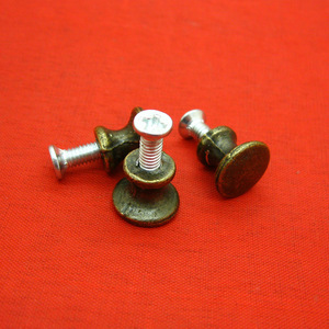 Chengyu Mini Mushroom Head <b>Drawer</b> Handles Bronze Zinc Alloy Traditional Furniture <b>Knobs</b> - Product Image 3