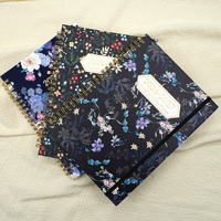 Agenda mensuel portable personnalisable et inscriptible à spirale, motif floral, pour tâches personnelles – Collection 2026-2027 – Meilleures ventes
