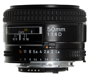เลนส์ <span class=keywords><strong>Nikon</strong></span> AF <span class=keywords><strong>50mm</strong></span> f/1.4D แบบฟิกซ์โฟกัส มือสอง สำหรับกล้อง <span class=keywords><strong>Nikon</strong></span> F Mount DSLR เลนส์ถ่ายภาพบุคคลรูรับแสงกว้าง - Product Image 2