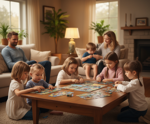 ¡Divertido! Juego de rompecabezas Goot de 300 piezas, rompecabezas educativo de cartón Jet Speed ​​para niños de 3+ años - Product Image 2