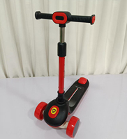 Trottinette pliable pour enfants de 1 à 5 ans, trottinette pour bébé réglable en hauteur, légère, à une seule plaque