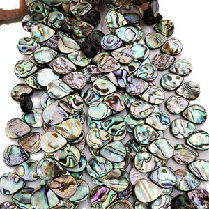 <strong>Abalone</strong> <strong>Shell</strong> Beads 10-20mm Drop Shape for DIY <strong>Jewelry</strong> Making with Bone &amp; Coral Beads - Product Image 1