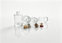 Flacon diffuseur en verre cylindrique transparent de luxe 130ml 150ml 180ml 200ml, conteneur vide pour parfum, aromathérapie, flacon de parfum