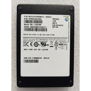 PM1633a 3.84T SAS Internal SSD MZILS3T8HMLH-000C3 118000519 ฮาร์ดดิสก์ SSD ภายในแบบ SAS ความจุ 3.84TB สำหรับเดสก์ท็อป ประสิทธิภาพสูง สภาพรีเฟอร์บิช มือสอง พร้อมการรับประกันคุณภาพ - Product Image 1