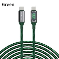 KONFULON 2026 Typ-C zu Typ-C Datenkabel 100W Superschnelles Laden 5,0A mit Echtzeit-LCD-Anzeige Innovativ für Computernutzung
