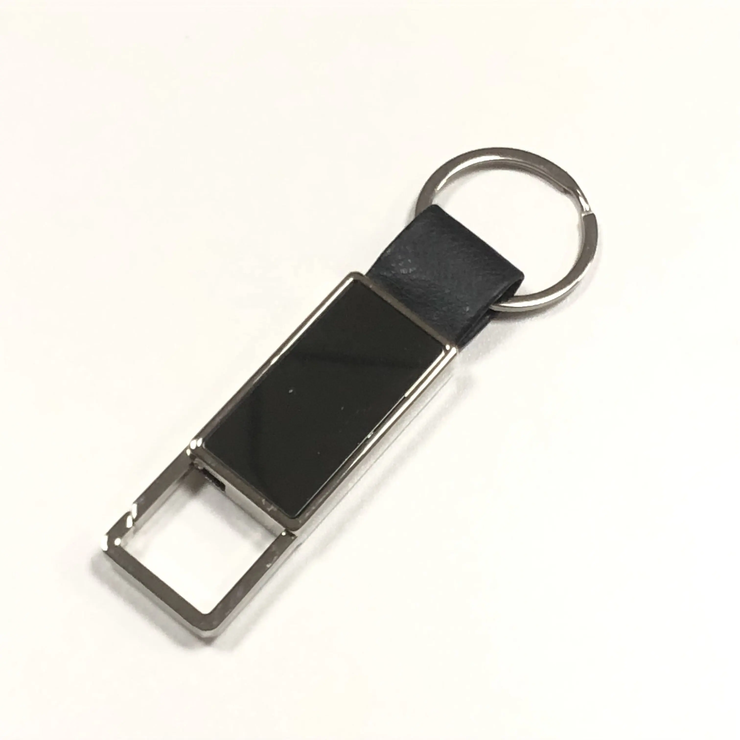 Supplier Personalised Custom engraveable Car Logo Metal Special leather and metal keychain