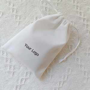 Sacs en daim personnalisés de haute qualité, sacs à cordon, sacs à chaussures, emballages pour bijoux - Product Image 1