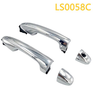 ฝาครอบมือจับประตู Adili รุ่น LS0058C สีเงินเคลือบไฟฟ้า สำหรับรถยนต์โตโยต้า ไฮลักซ์ รีโว - Product Image 4