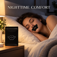 Nouvelles bandes anti-ronflement tendance, adhésives pour la bouche, en tissu non tissé, au collagène et à l'acide hyaluronique, hypoallergéniques, certifiées CE