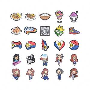 新到可爱娃娃鞋魔咒堵塞沙滩凉鞋装饰流行vicked圣诞礼物给孩子朋友 - Product Image 6