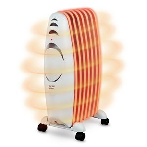 Radiateur électrique Grunkel 1500W avec roulettes pour usage domestique - Product Image 1