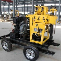 Perceuse Diesel hydraulique de 200m, Machine de forage de puits d'eau