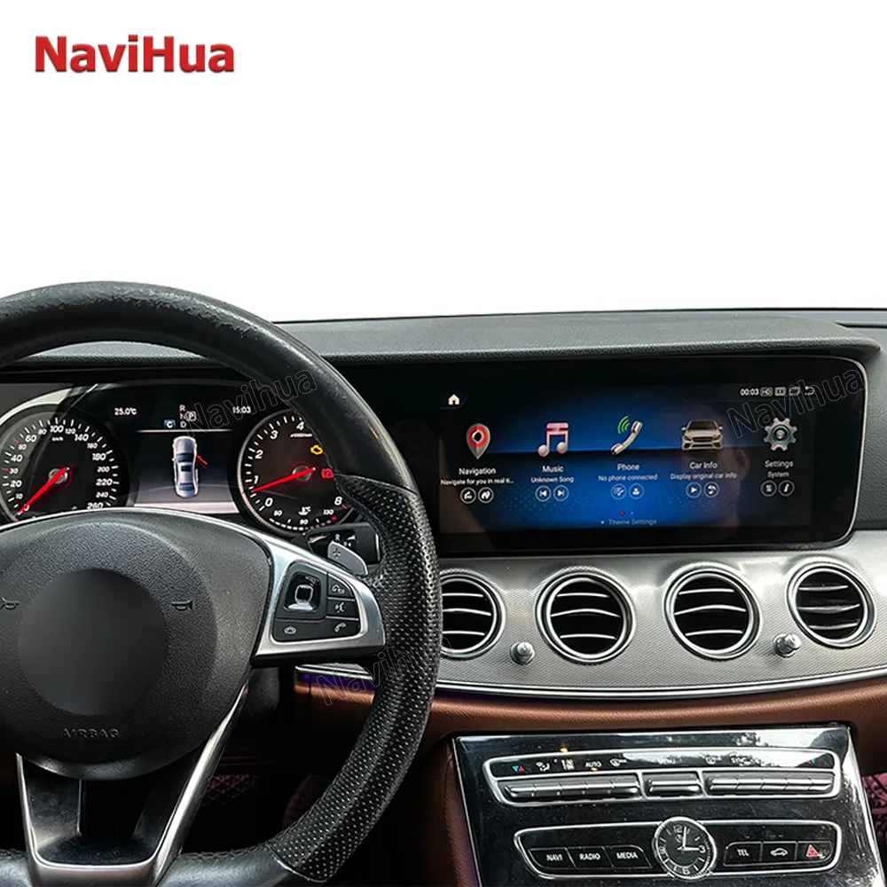 Navihua thiết kế mới 12.3 inch màn hình Car DVD player Android Car đài phát thanh GPS navigation đa phương tiện Stereo cho Benz E Class 2016-2019