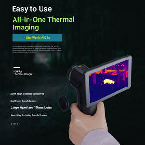 ทั้งหมดหนึ่งใน10มิลลิเมตร IP67มองเห็นในที่มืด1X 8X 4X อุปกรณ์การล่าสัตว์กลางแจ้งกล้องถ่ายภาพความร้อนกล้องมือถืออินฟราเรดระยะ100เมตร256x192 - Product Image 3