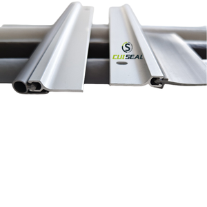 <span class=keywords><strong>Burlete</strong></span> moderno de <span class=keywords><strong>aluminio</strong></span> para puertas con sello de vinilo, escobilla inferior personalizada para ventanas y puertas, tira de sellado impermeable - Product Image 2