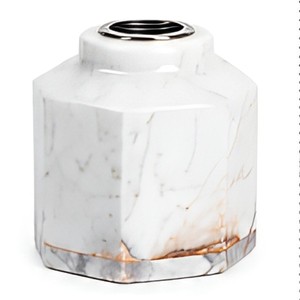 Luxury White Marble Hookah Brass Gold Shisha Water Pipe Wholesale Supplier Luxury Marble Hookah Shisha Set with Brass Metal Stem - Product Image 5