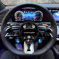   Volante de Cuero con Pantalla OLED para Mercedes-Benz A180 A200 B200 B22 C200 C260 E300 E200 GLA GLB GLC GLE