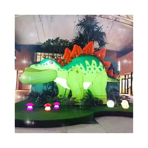 Pukulan iklan angin pria balon iklan raksasa Model dinosaurus tiup untuk iklan