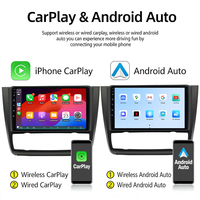 Jiawell Reproductor Multimedia para Auto con GPS Integrado de 9 Pulgadas, USB, WiFi, BT, DSP, Control del Volante para BMW E87/E81