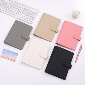 Hongbo Meilleure vente 5 couleurs <span class=keywords><strong>Litchi</strong></span> cuir 30MM 6 anneaux A6 Budget Cash Binder portefeuille avec espèces farce enveloppes disponibles - Product Image 1