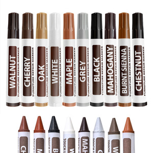 Ensemble de 17 pièces 8 couleurs gris <span class=keywords><strong>blanc</strong></span> rayure meubles en bois porte plancher <span class=keywords><strong>retouche</strong></span> réparation <span class=keywords><strong>peinture</strong></span> Crayon marqueur tissu permanent 6mm - Product Image 5