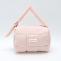 Sac cosmétique matelassé personnalisé, sac de beauté matelassé, organiseur de rangement, sac à main pour filles et femmes