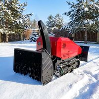 Robot souffleuse à neige autonome sur chenilles HD, électrique à batterie, télécommandé, pour usage en génie civil