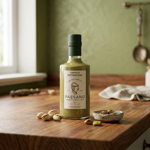 Meilleure liqueur crémeuse aromatisée à la pistache italienne, bouteille de 100 ml, fabriquée à la main avec amour en Sicile, pour rehausser n'importe quel dessert - Product Image 2